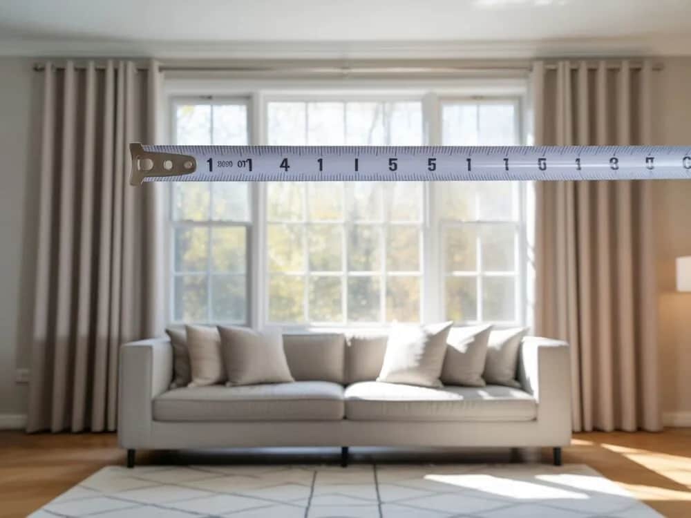 Idealna długość karnisza: Mierz okno jak ekspert i unikaj błędów.