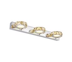 146002 - LED Kinkiet kryształowy CHAMPAGNE 3xLED/3W/230V