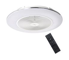 Brilagi - LED Oświetlenie ściemnialne z wentylatorem AURA LED/38W/230V biały + pilot