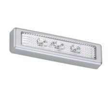 Briloner 2689-034-LED Dotykowa lampa orientacyjna LERO LED/0,18W/3xAAA srebrna