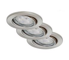 Briloner 7148-032-ZESTAW 3×LED Ściemnialne oświetlenie łazienkowe 1xGU10/5W/230V IP23