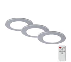 Briloner - ZESTAW 3x LED Ściemnialne oświetlenie łazienkowe LED/4,8W/230V IP44