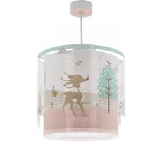 Dalber 61272 - Żyrandol dziecięcy LOVING DEER 1xE27/60W/230V