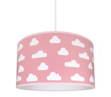 Dziecięca lampa wisząca CLOUDS PINK 1xE27/60W/230V