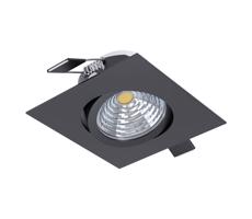 Eglo 33394 - LED Oprawa wpuszczana ściemnialna SALICETO LED/6W/230V czarna