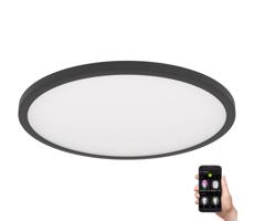 Eglo 900762 -LED Plafon ściemnialny SARSINA-Z 41W/230V śr. 60 cm czarny