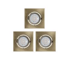 Eglo 93248 - ZESTAW 3x LED oprawa wpuszczana IGOA 3xGU10/5W/230V