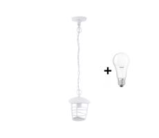 Eglo 93402 - LED Żyrandol zewnętrzny ALORIA 1xE27/8,5W/230V IP44