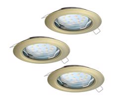 Eglo 94238 - Zestaw 3x LED Oprawa wpuszczana PENETO 3xGU10-LED/3W/230V