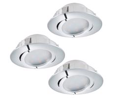 Eglo 95858 - Zestaw 3x LED Oprawa wpuszczana PINEDA 1xLED/6W/230V