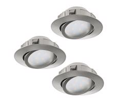 Eglo 95859 - Zestaw 3x LED Oprawa wpuszczana PINEDA 1xLED/6W/230V