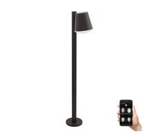 Eglo 97483 - LED RGB Ściemnialna lampa zewnętrzna CALDIERO-C 1xE27/9W/230V antracyt