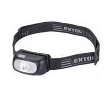 Extol - LED Czołówka LED/5W/1000 mAh/3,7V IPX5 czarna