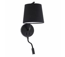 FARO 29330 - LED Lampka ścienna BERNI 1xE27/20W/230V + 1xLED/3W