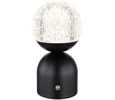 Globo 21007S - LED Ściemnialna dotykowa lampa stołowa JULSY LED/2W/5V czarna