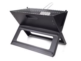 Grill piknikowy - czarny - Rozmiar ruszt 46x30,5cm