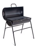 Grill z dwoma rusztami - czarny - Rozmiar 82 x 72 x 90 cm