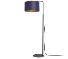 Lampa podłogowa ARDEN 1xE27/60W/230V fioletowy/złoty