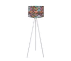 Lampa podłogowa AYD 1xE27/60W/230V multicolored/biały