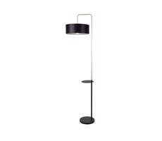 Lampa podłogowa IMPACT 1xE27/40W/230V czarny/złoty