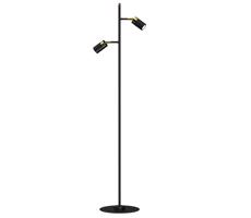 Lampa podłogowa JOKER 2xGU10/25W/230V czarny/guldfarvet