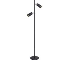 Lampa podłogowa KWIAT 2xGU10/8W/230V czarna