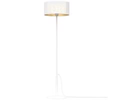 Lampa podłogowa LOFT SHADE 1xE27/60W/230V biały/złoty