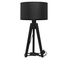 Lampa stołowa ALBA 1xE27/60W/230V czarne/dąb