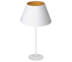 Lampa stołowa ARDEN 1xE27/60W/230V śr. 30 cm biały/złoty