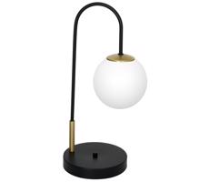 Lampa stołowa CAMBRIDGE 1xE14/60W/230V czarny/mosiądz