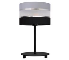 Lampa stołowa HELEN 1xE27/60W/230V czarny/szary/srebrny