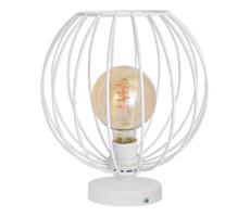 Lampa stołowa MERCURE 1xE27/60W/230V biała