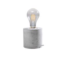 Lampa stołowa SALGADO 1xE27/60W/230V beton