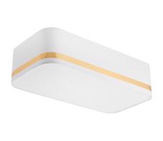 Lampa sufitowa SIRJA SQUARE STRIPE 2xE27/15W/230V biała/złota