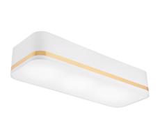 Lampa sufitowa SIRJA SQUARE STRIPE 3xE27/15W/230V biała/złota