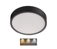 LED Plafon LED/21W/230V 3000/3500/4000K d. 22,5 cm czarny