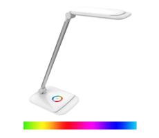 LED RGB Ściemniana lampa stołowa dotykowa LED/18W/230V + USB