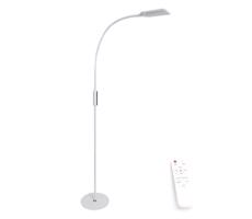 LED Ściemnialna lampa podłogowa LED/9W/24V biała + pilot zdalnego sterowania