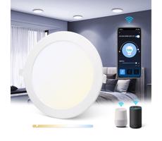 - LED Ściemnialna oprawa wpuszczana LED/18W/230V śr. 22 cm Wi-Fi