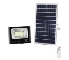 LED Ściemnialny naświetlacz solarny LED/35W/10V 4000K IP65 + pilot