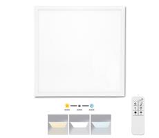 LED Ściemnialny panel wpuszczany ze zdalnym sterowaniem ZEUS LED/40W/230V 4000K