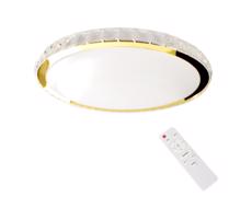 LED Ściemnialny plafon LAYLA LED/33W/230V 3000/4000/6000K złoty + pilot