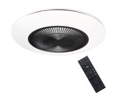 LED Ściemnialny plafon z czujnikiem ARIA LED/38W/230V czarny/biały + pilot