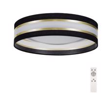 LED Ściemniane oświetlenie sufitowe SMART CORAL GOLD LED/24W/230V czarne/złote + pilot