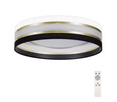 LED Ściemniany plafon SMART CORAL GOLD LED/24W/230V czarny/biały + pilot