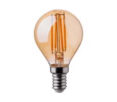 LED Żarówka FILAMENT AMBER P45 E14/4W/230V 2200K