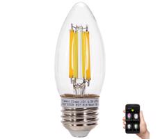 LED Żarówka FILAMENT C35 E27/4,5W/230V 2700-6500K -