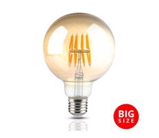 LED Żarówka FILAMENT G95 E27/8W/230V 2200K