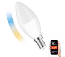 LED Żarówka ściemnialna E14/5W/230V 2700-6500K Wi-Fi Tuya