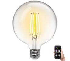 LED Żarówka ściemnialna FILAMENT G125 E27/6W/230V 2700-6500K Wi-Fi -